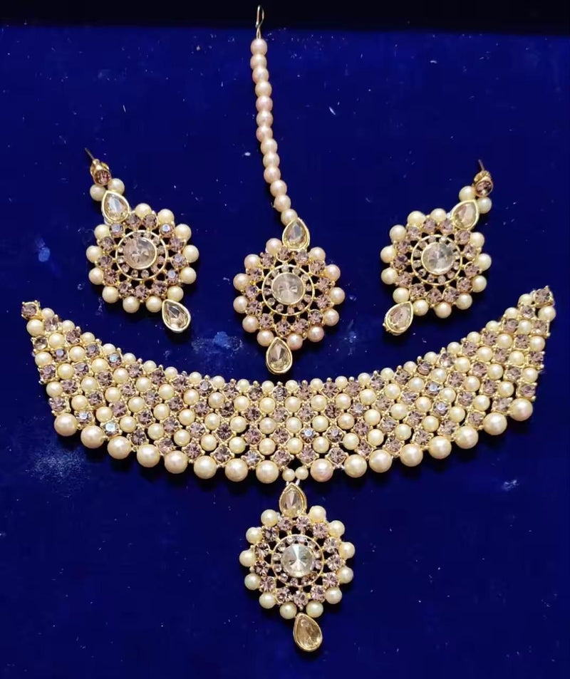 Alloy Gold-Plated Gold Jewellery Set